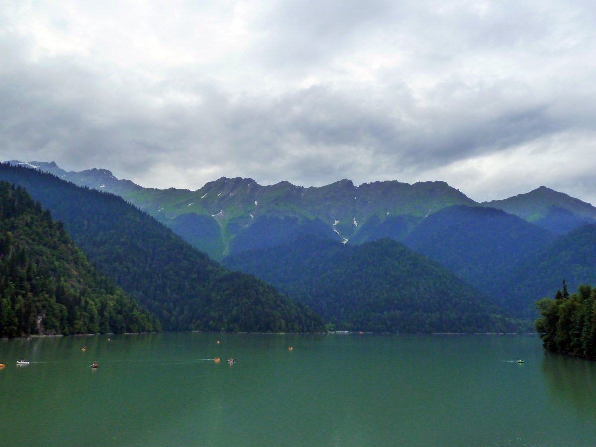 Озеро Рица Жемчужина Абхазии