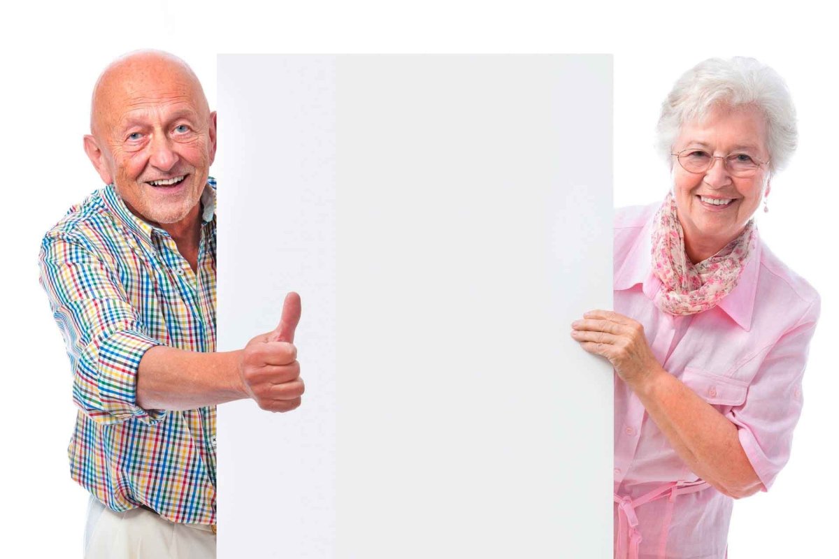 Рамка пожилые люди