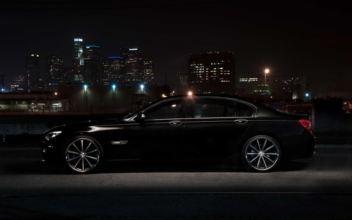 BMW e46 в ночном городе