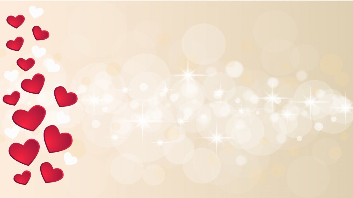 Розовый фон с сердечками