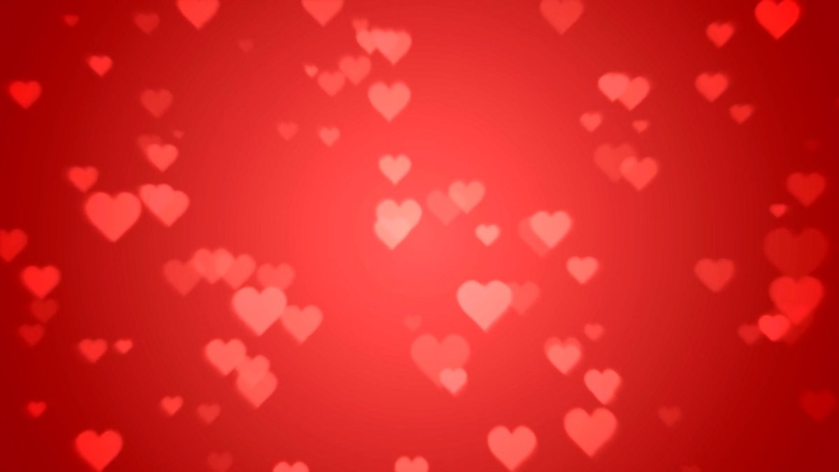 Розовый фон с сердечками