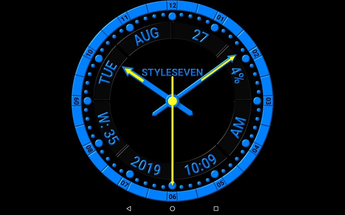 Заставка часы