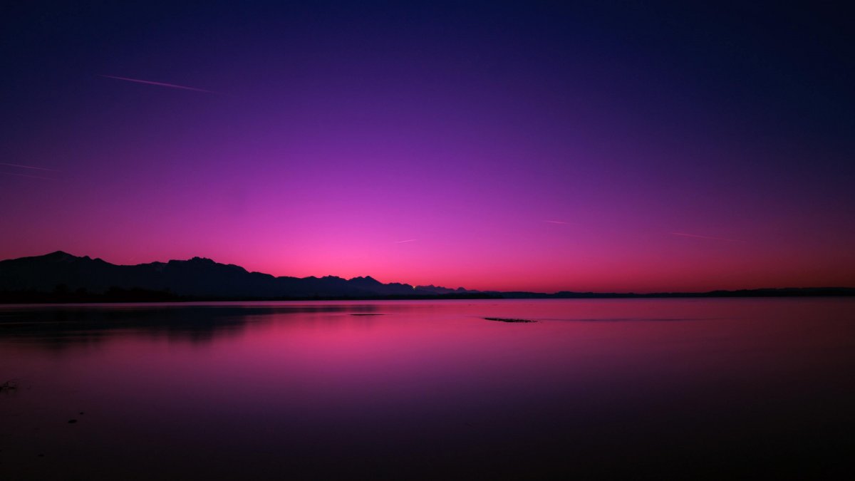 Фиолетовое небо 4к