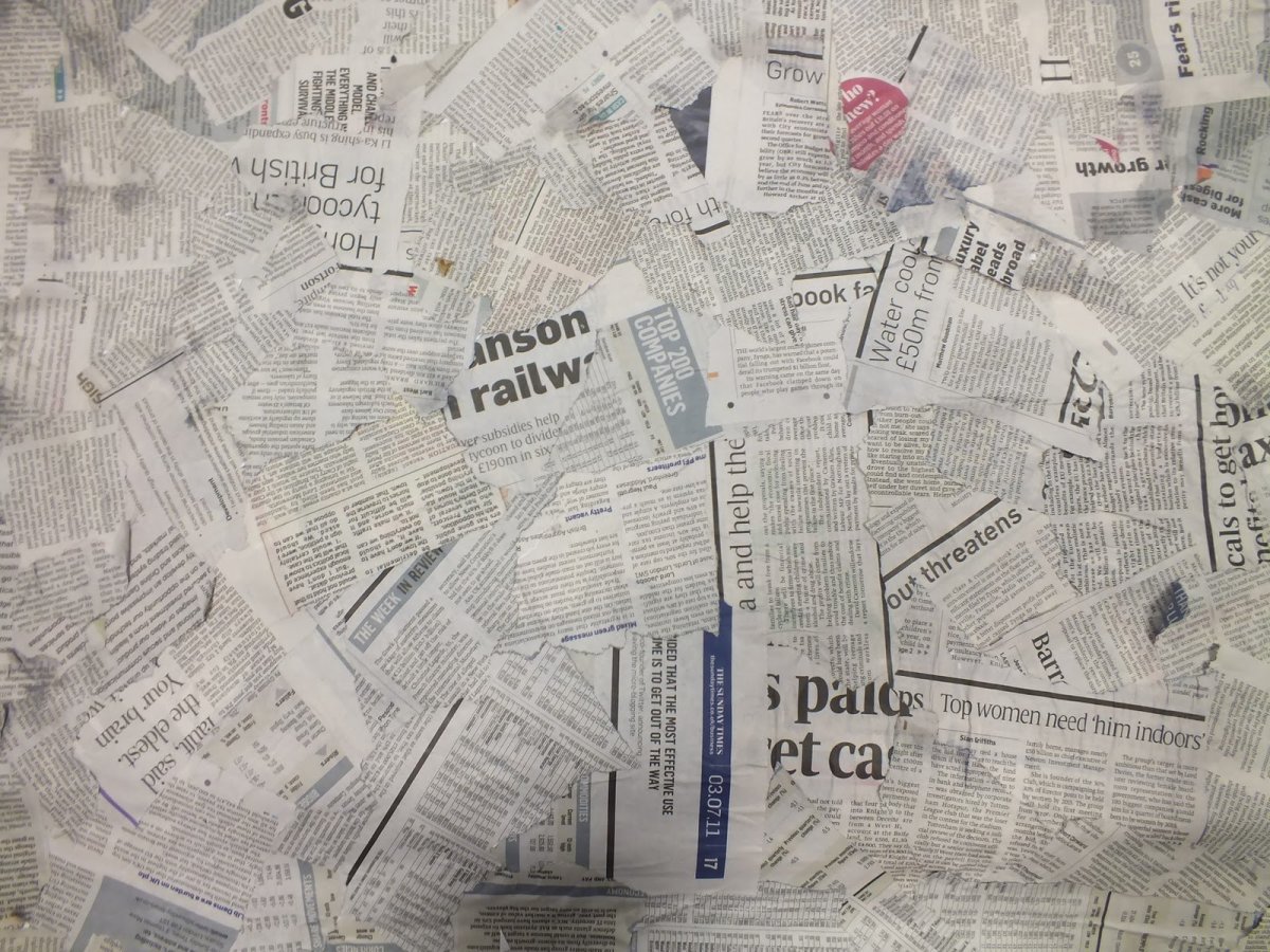 Текстура газеты