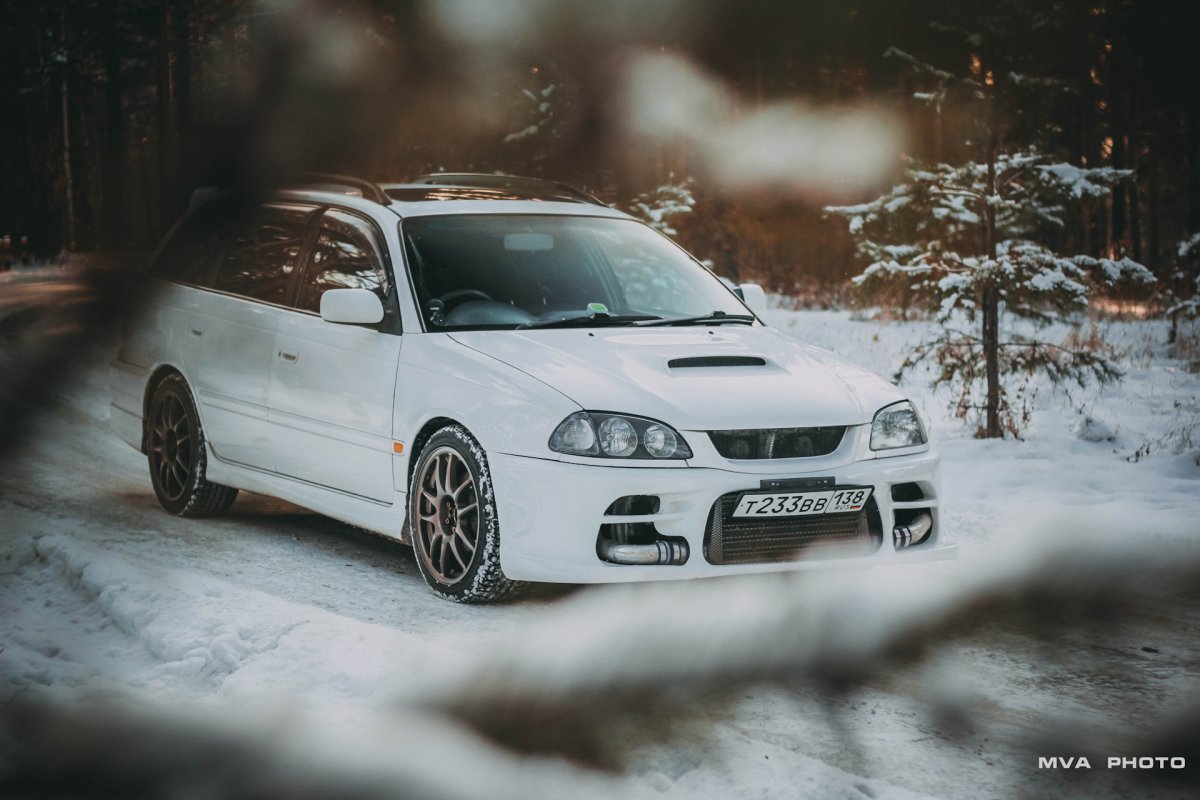 Toyota Caldina 215 GTT зима