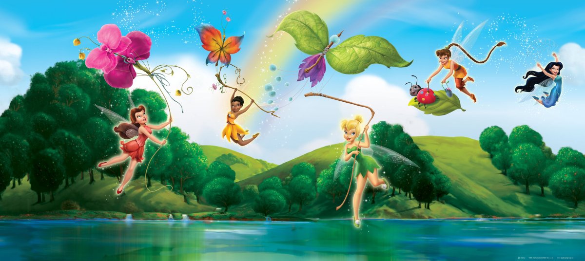 Заставка дисней с феей динь
