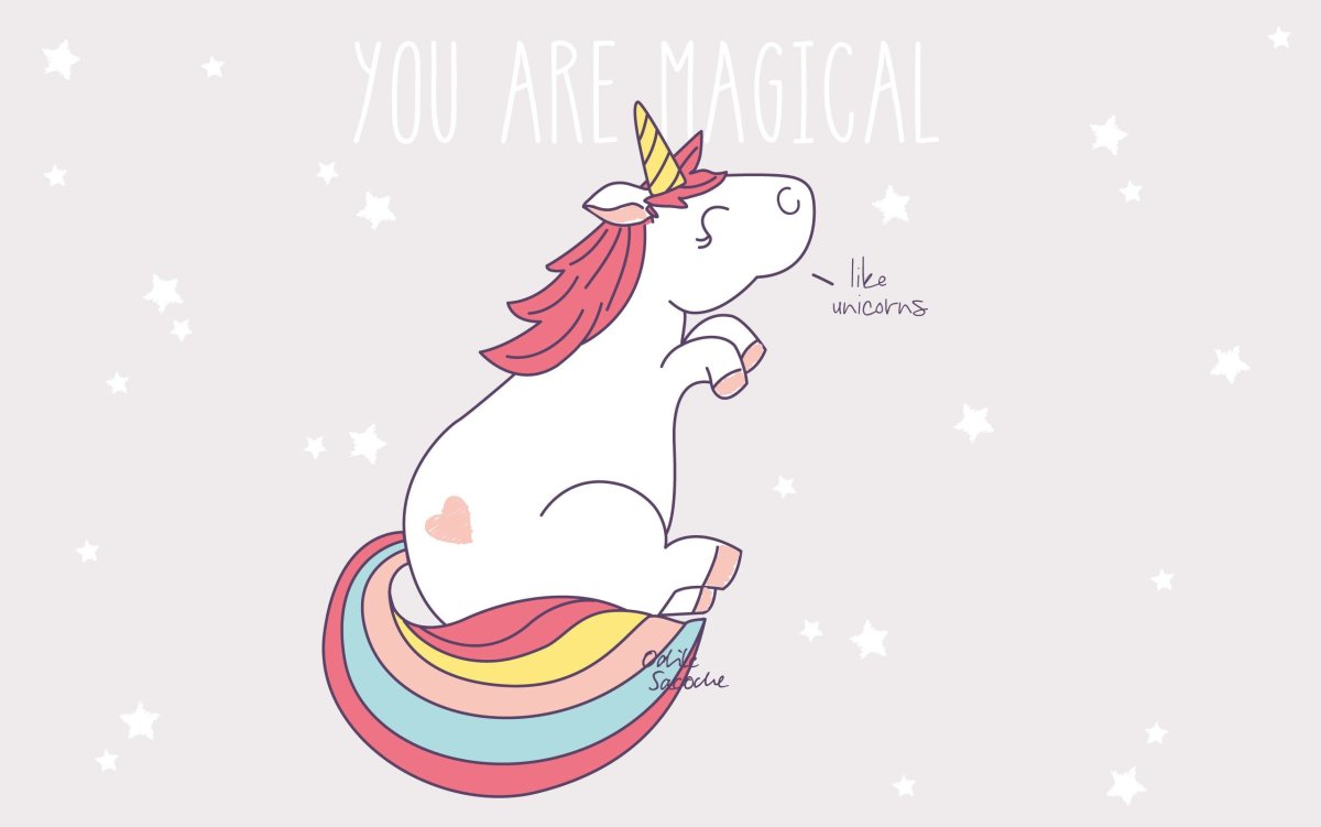 Единорог на рабочий стол