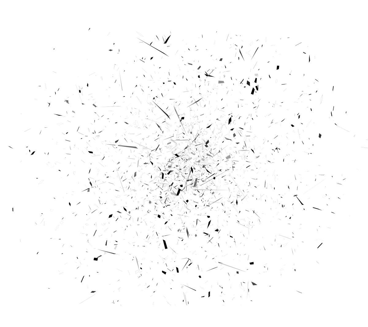 Искры на белом фоне