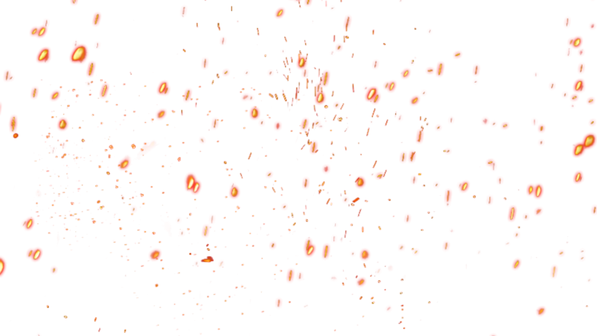 Искры без фона