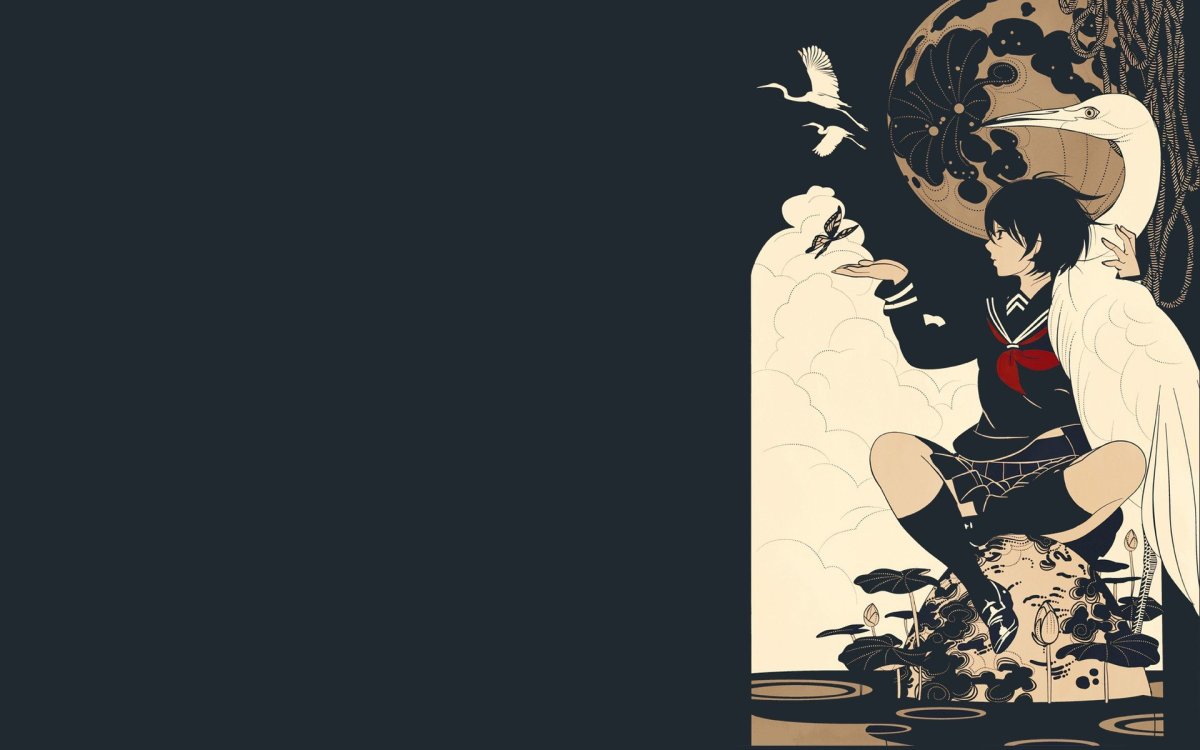 Обложка в японском стиле