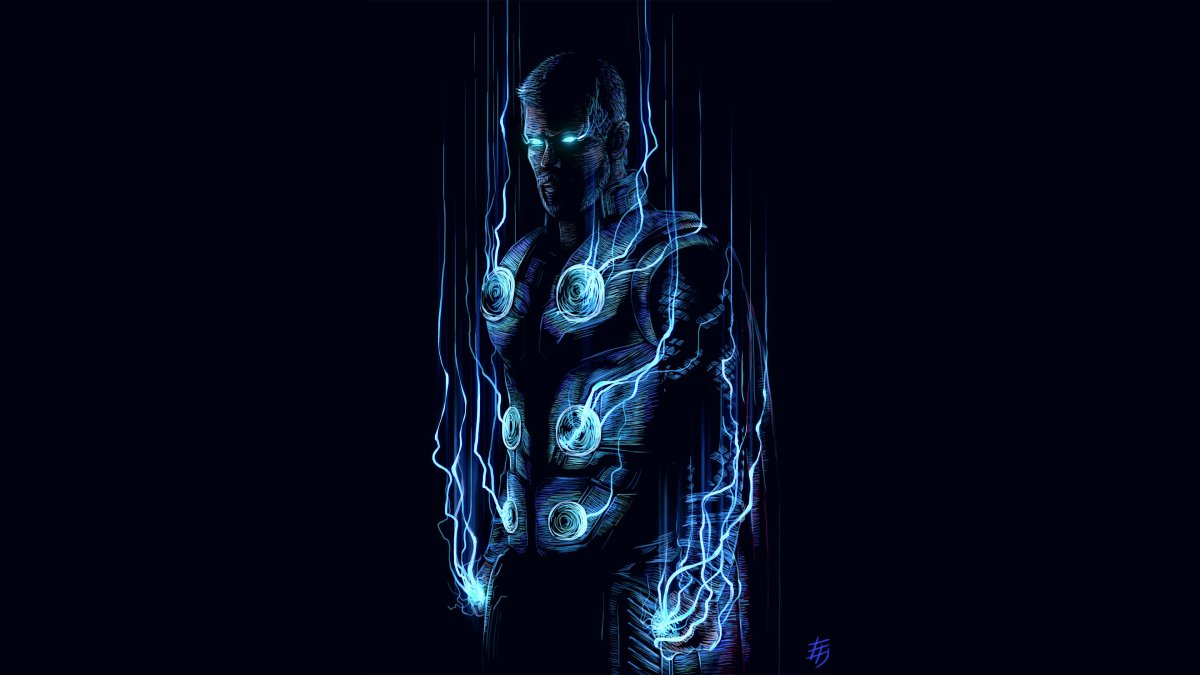 Вертикальные темные обои на рабочий стол