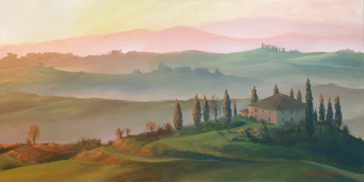 Сельская местность Тосканы Италия