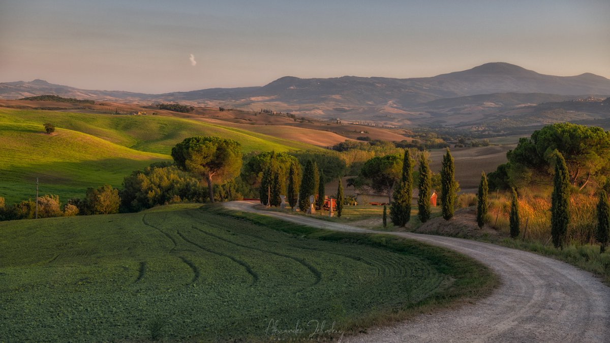 Умбрия поля Италия