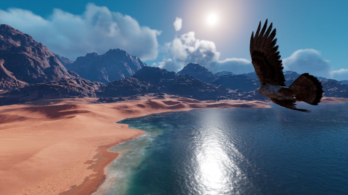 Орел над морем