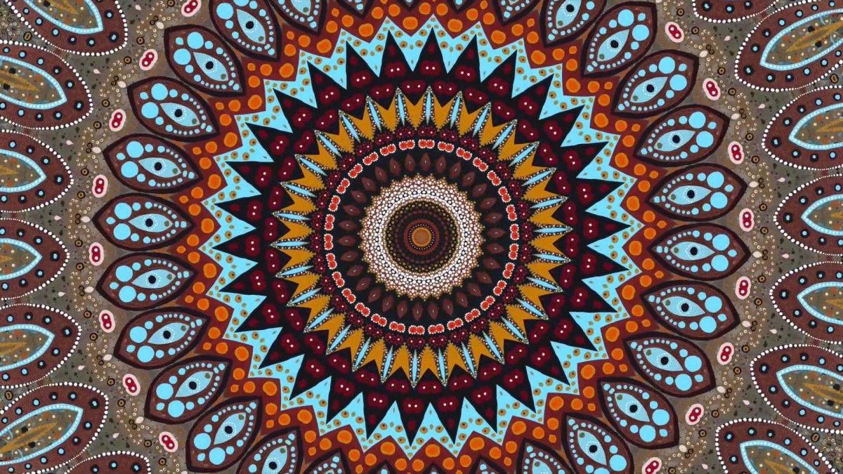 Орнамент Индия Мандала