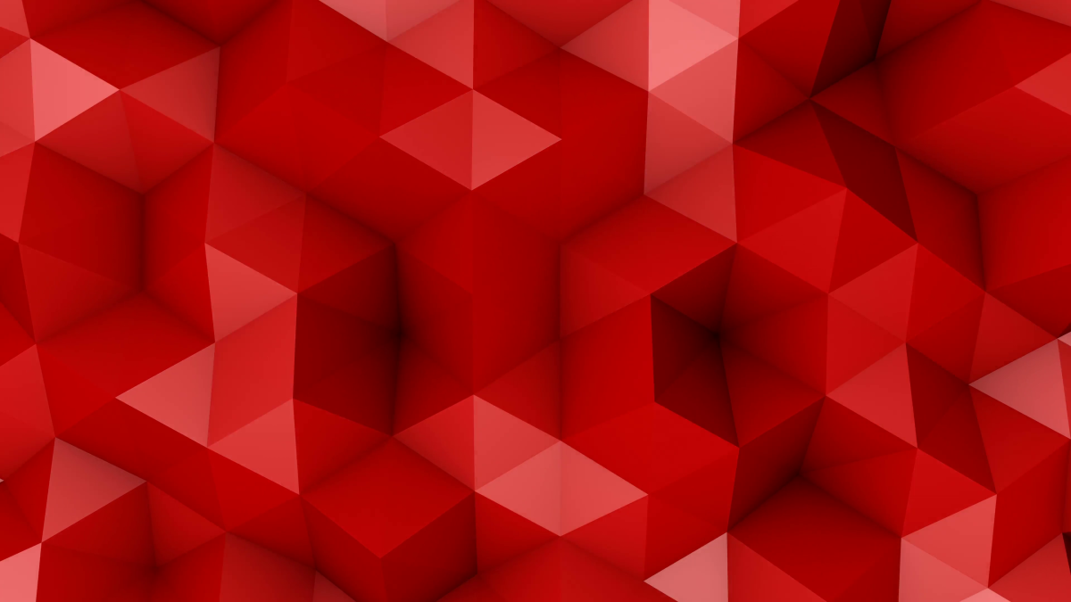 Красный фон с геометрическими фигурами