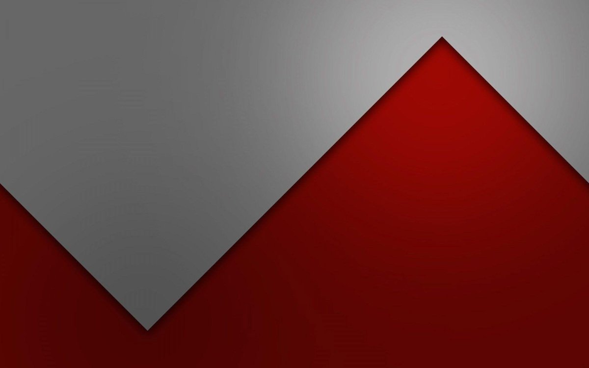 Красный фон с геометрическими фигурами