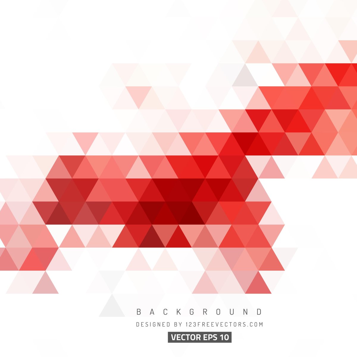 Красный геометрический узор