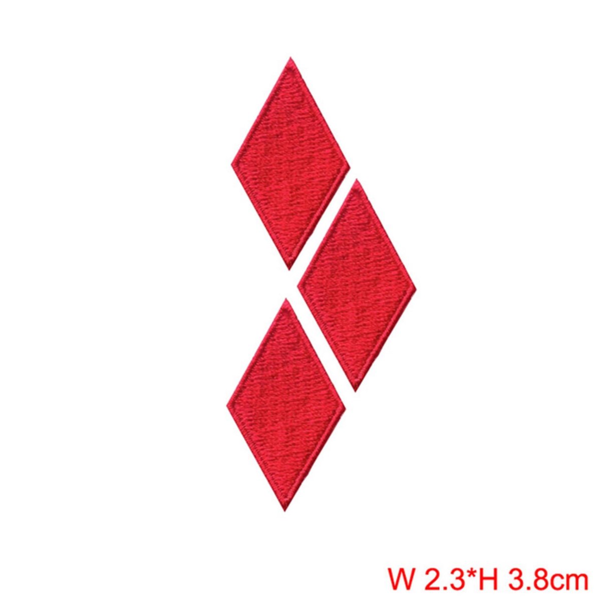 Красный ромб на белом фоне