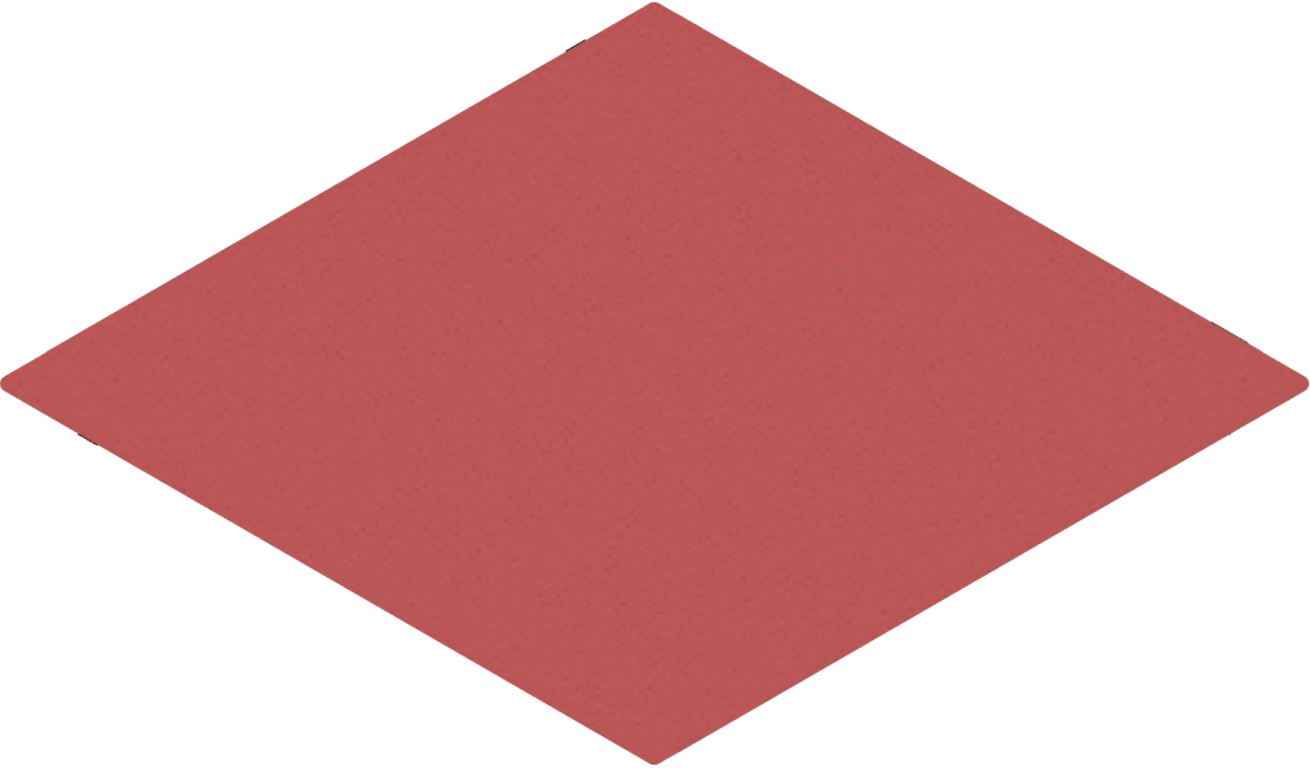 Ромб красного цвета