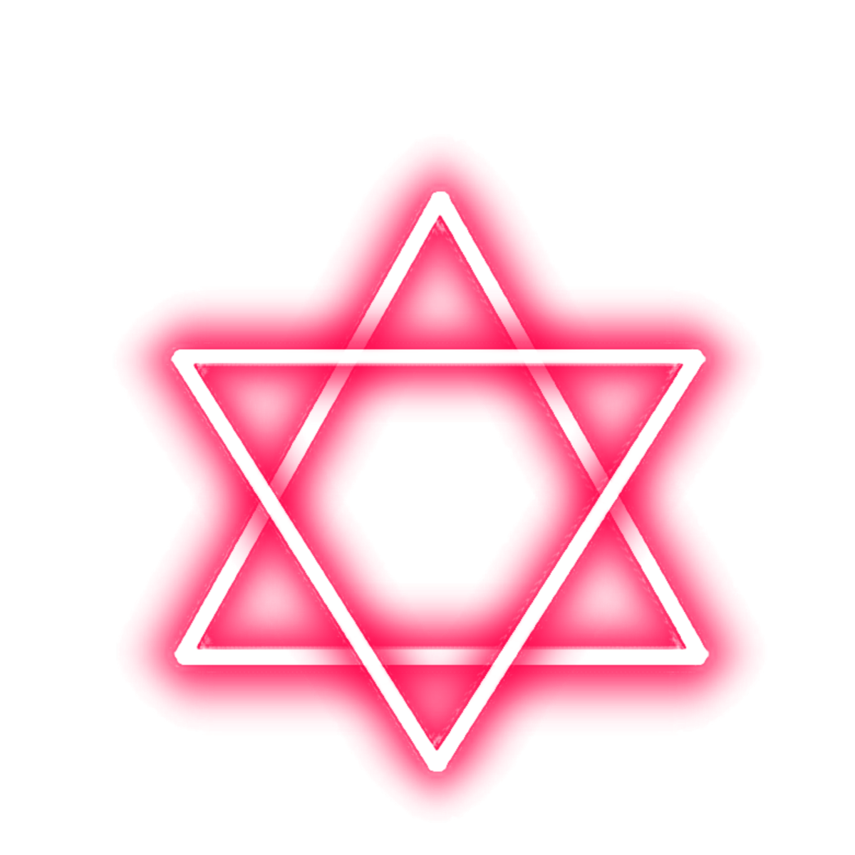 Неоновые фигуры без фона