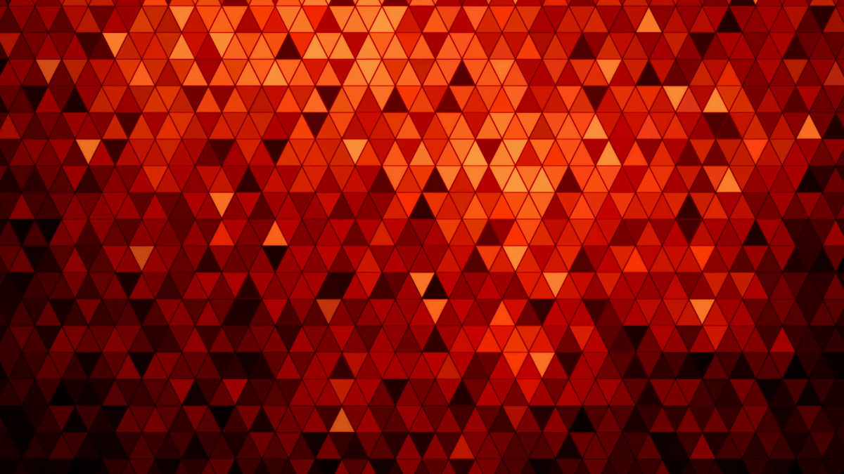 Красный геометрический узор