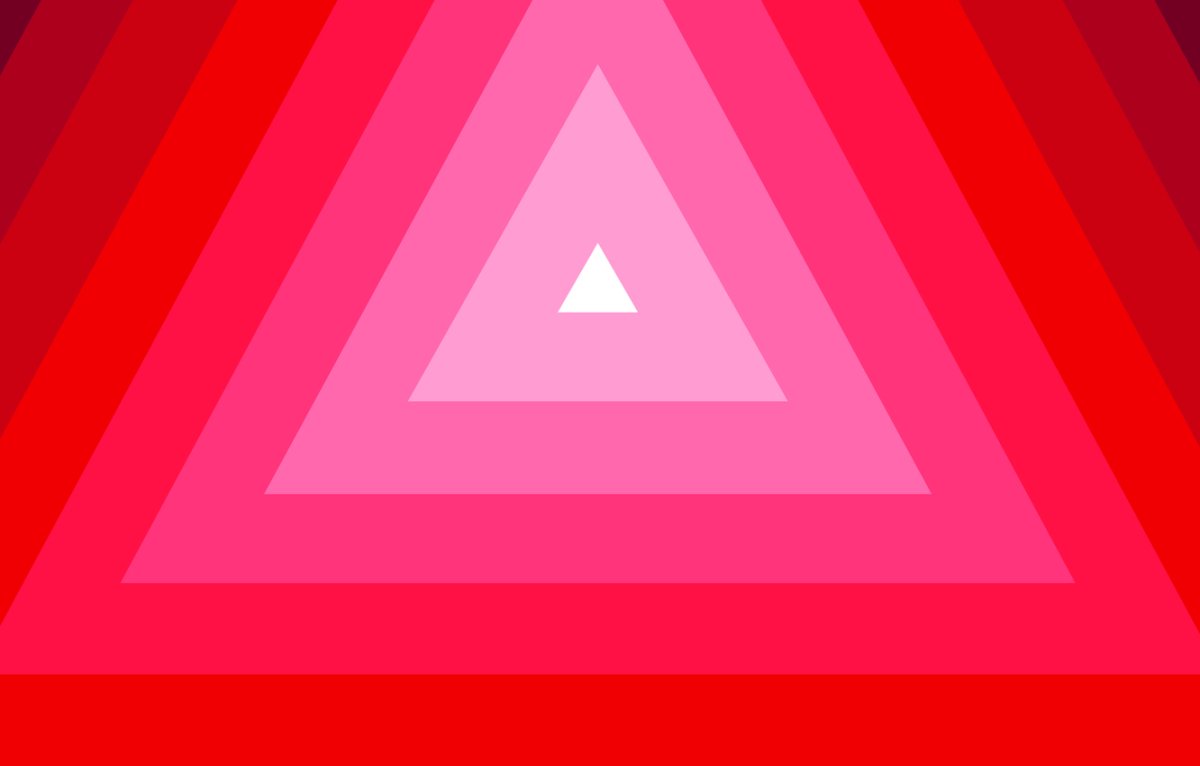 Красный фон с геометрическими фигурами