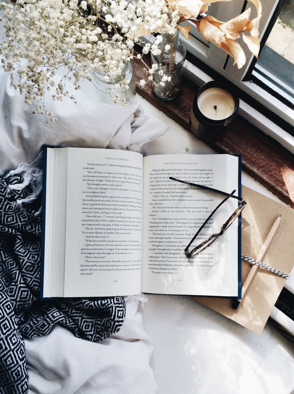 Красивые раскладки с книгами