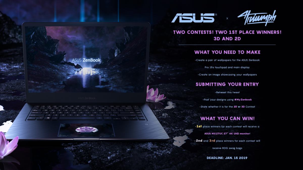 Постер ноутбук ASUS ZENBOOK