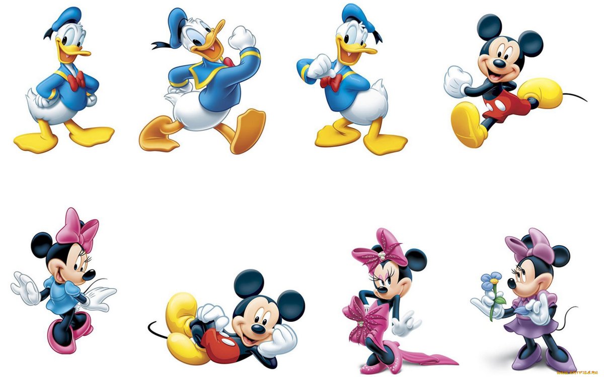 Диснеевские герои из мультиков