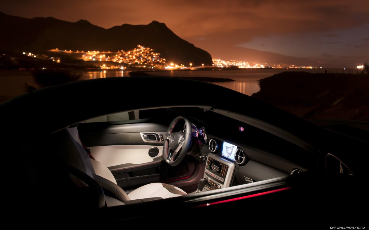 Красивый вид из машины