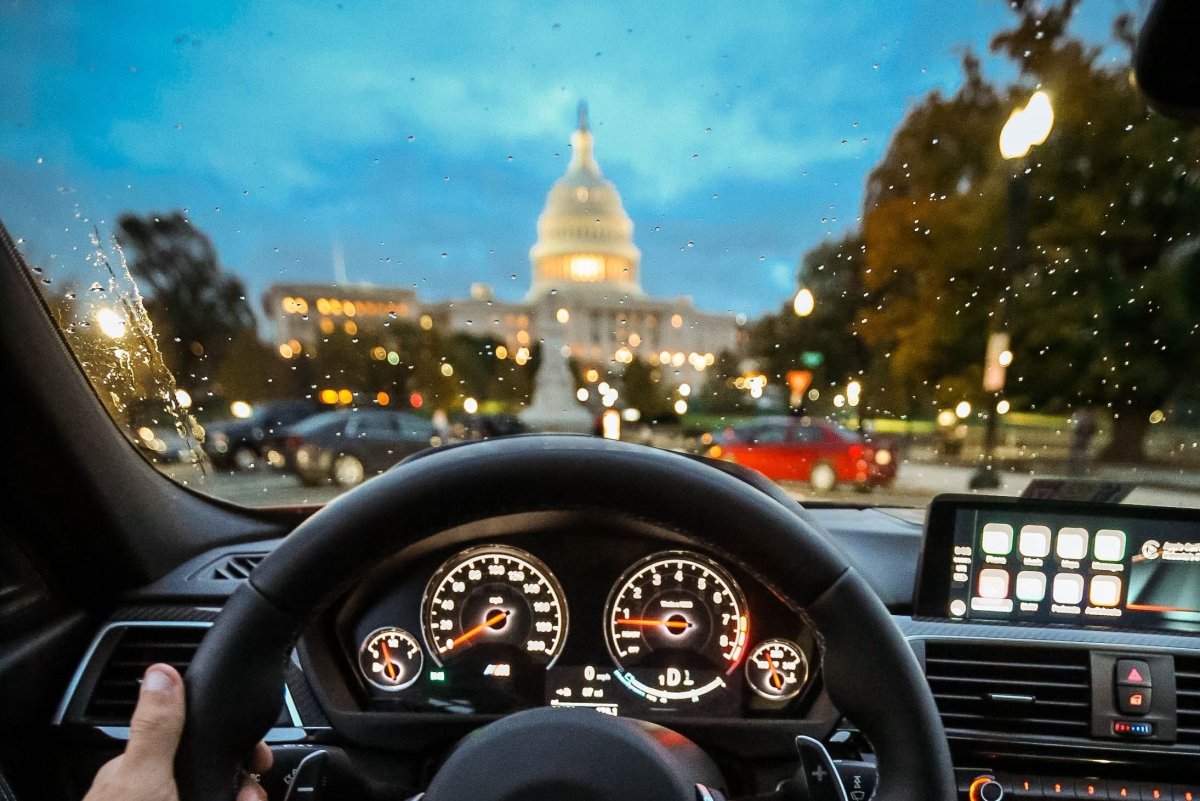 Вид из руля