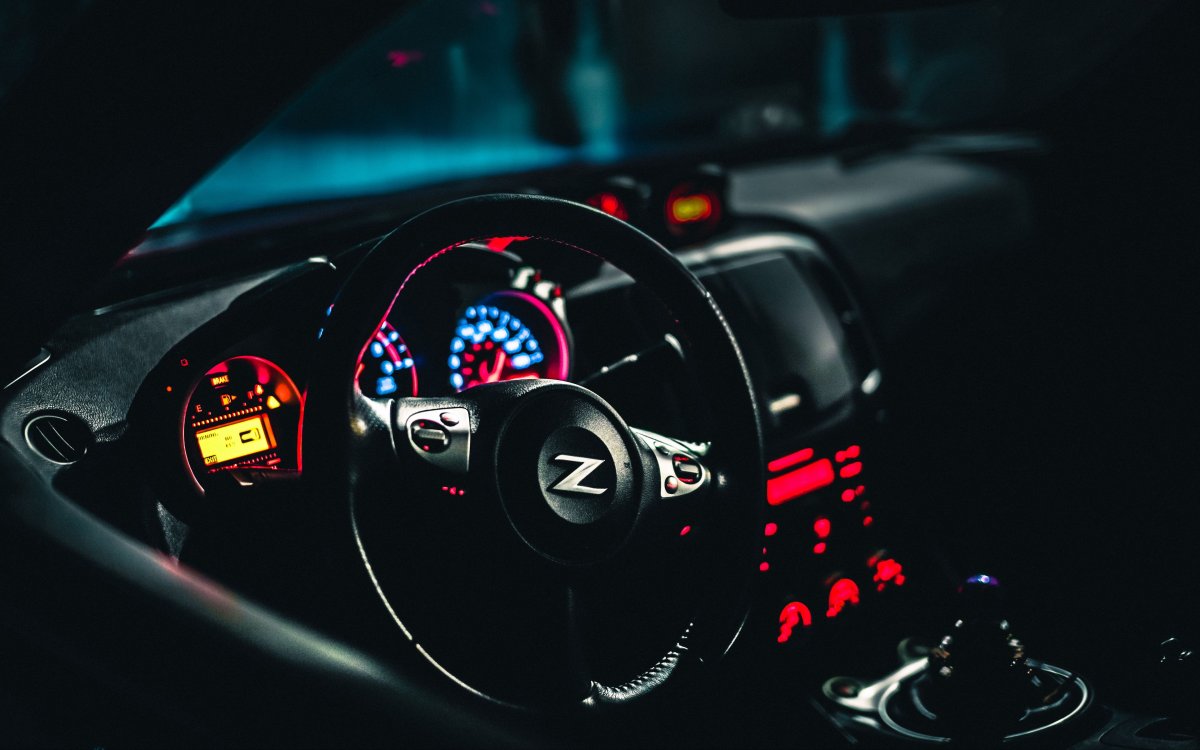 Салон авто приборная панель