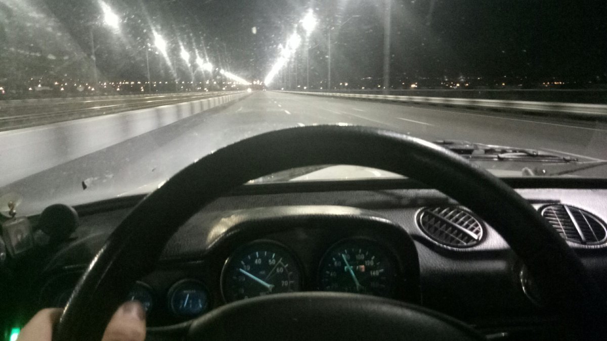 За рулем ВАЗ 2106 ночью