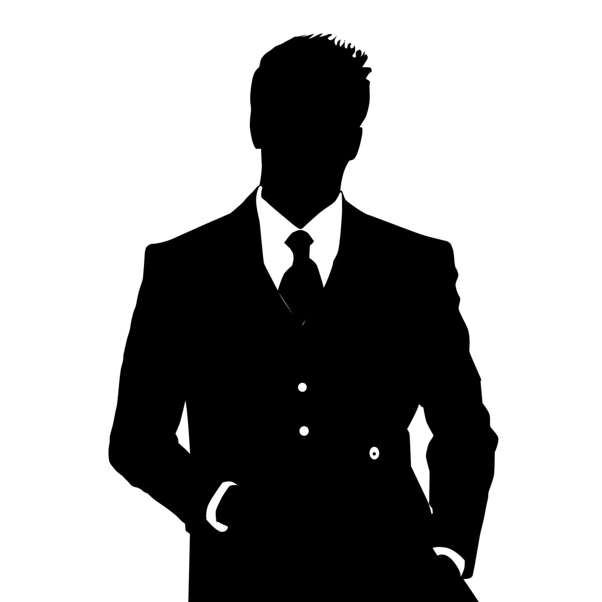 Мужской силуэт