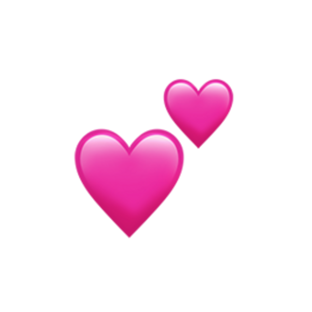 Розовое сердце эмодзи
