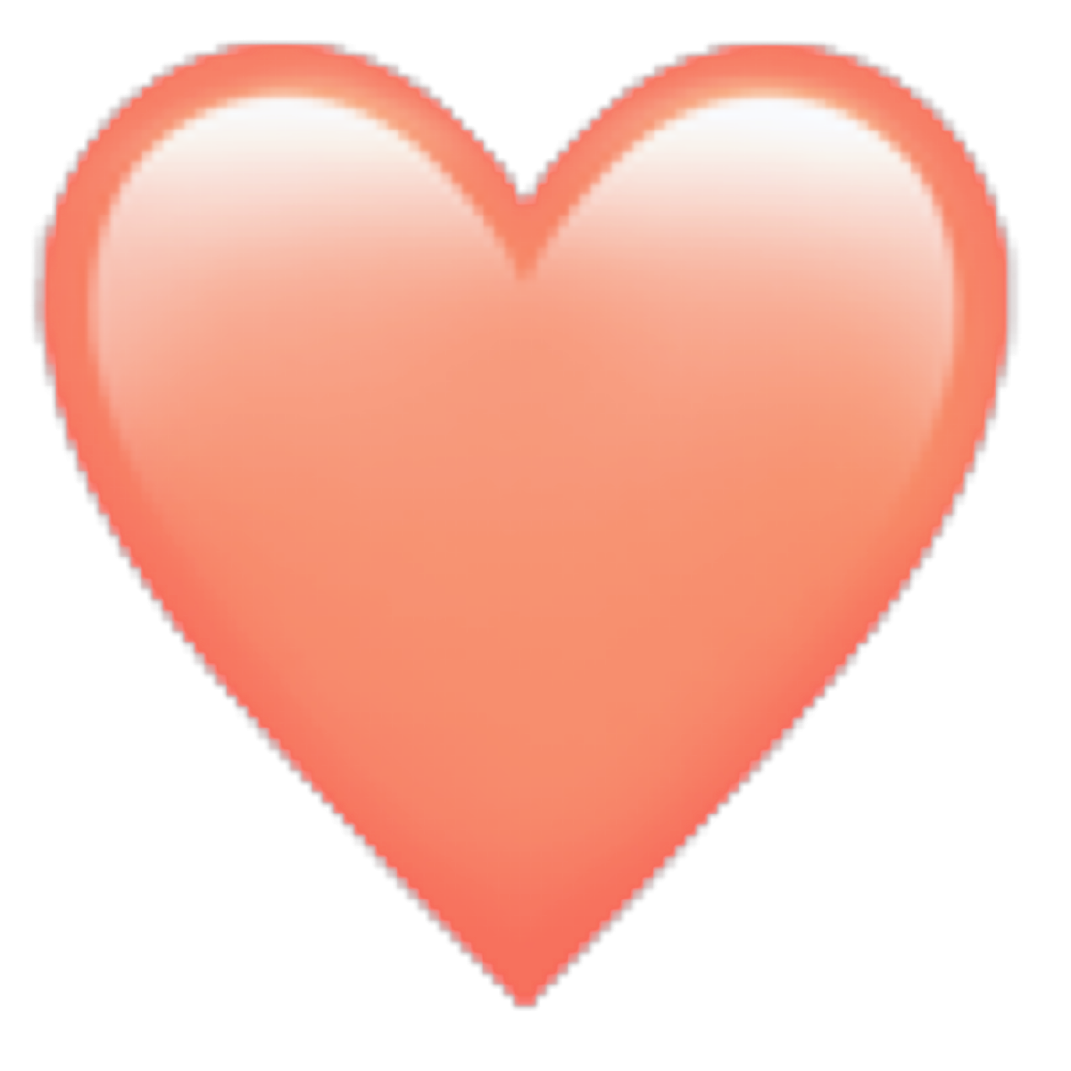 Нежно розовое сердце