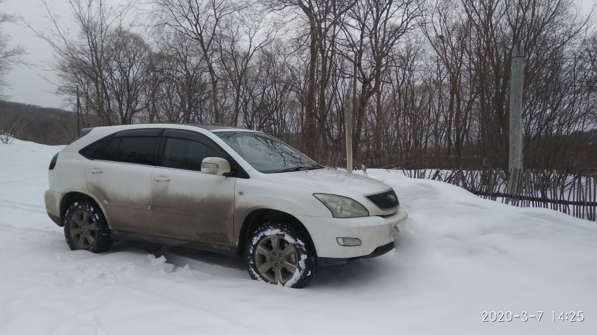 Спойлер на Toyota Harrier 2003