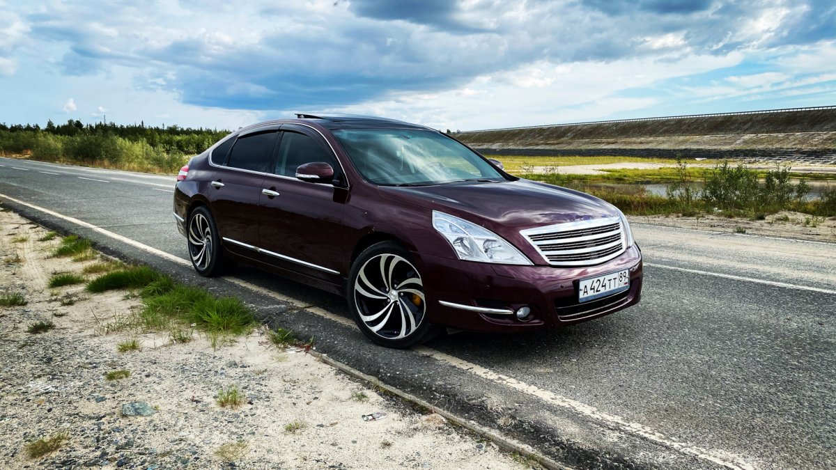 Теана j32 зимой