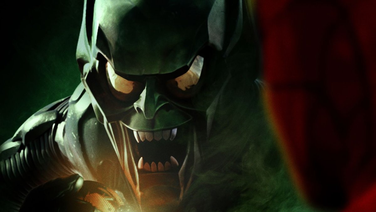 Маска зеленый Гоблин человек паук 2002