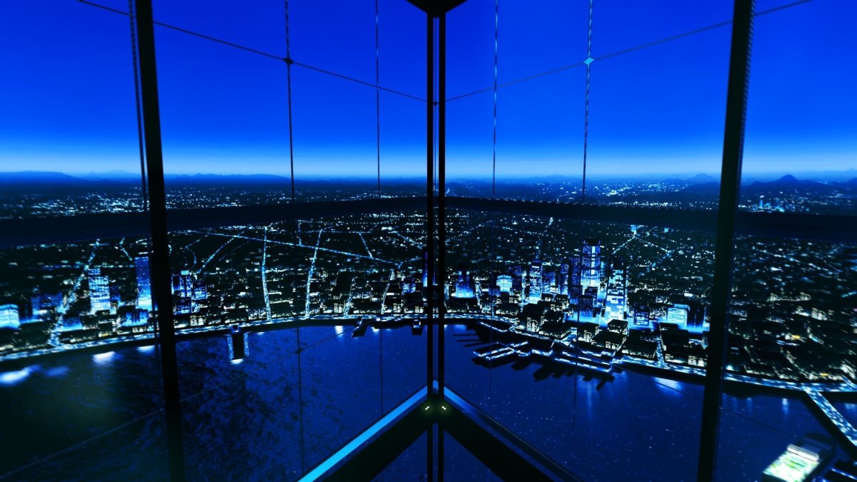 Красивый вид из окна