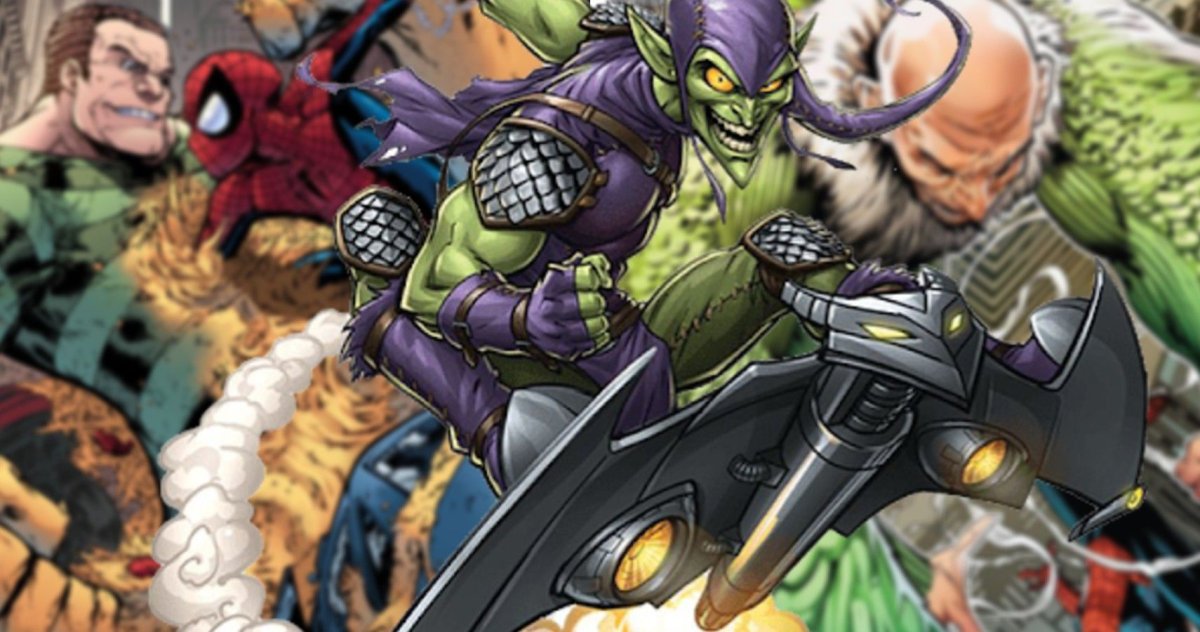 Человек паук и зеленый Гоблин битва на мосту