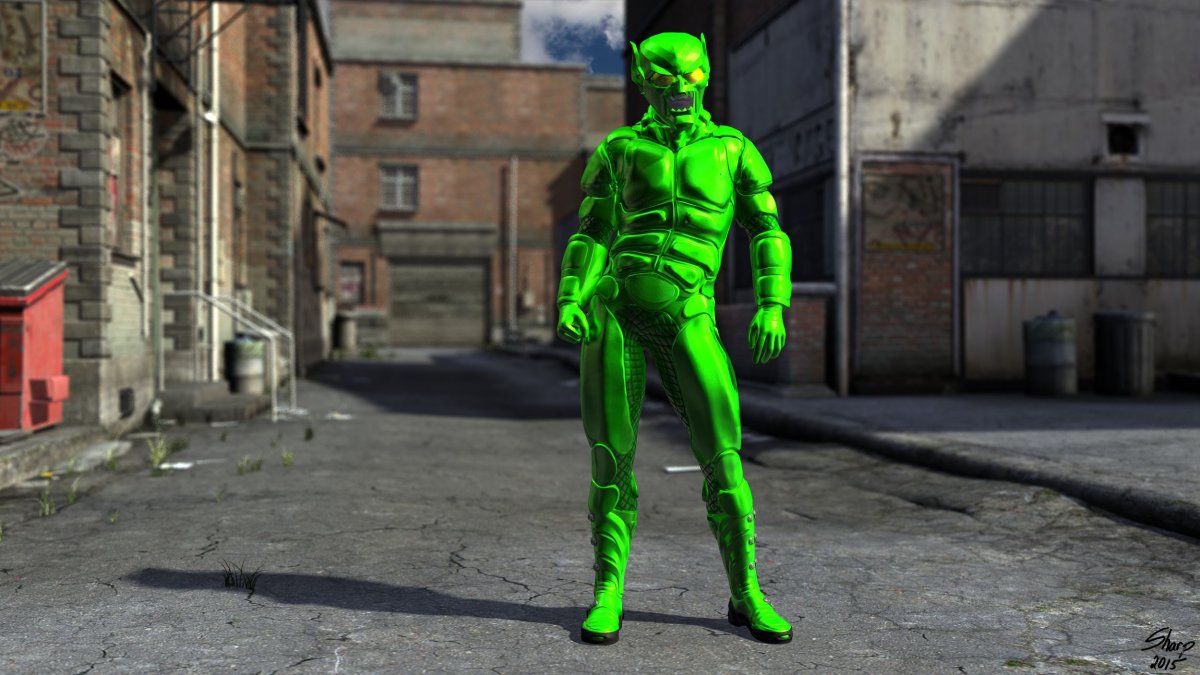 Гарри Поттер зеленый Гоблин