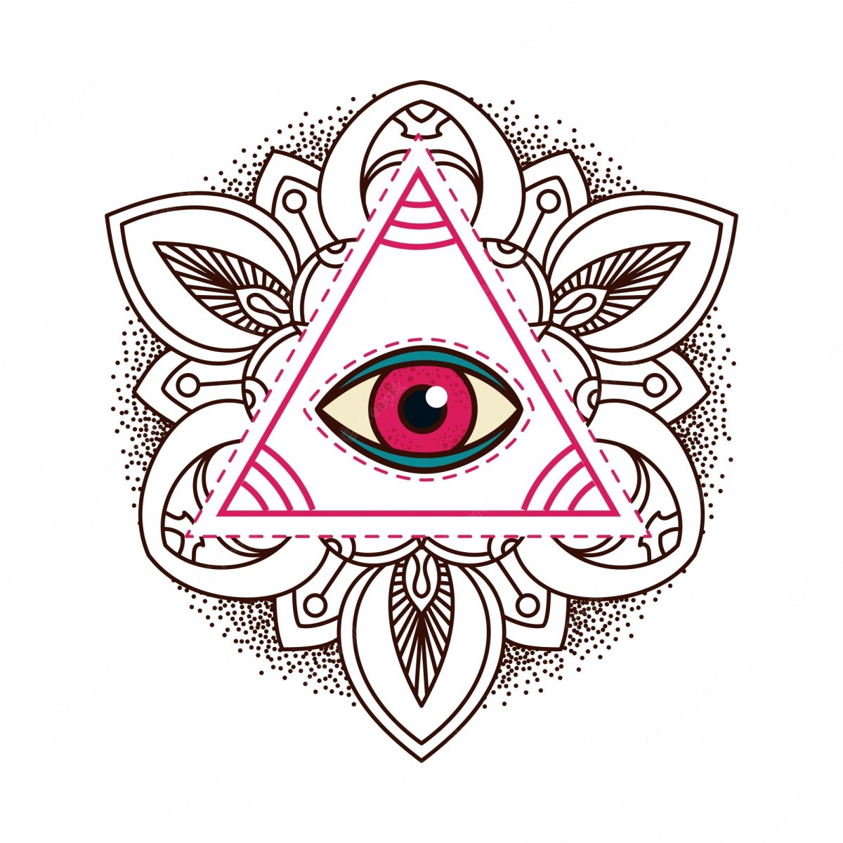 Мистические знаки с глазом