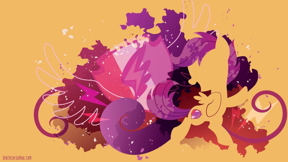 Силуэт пони для рабочего стола