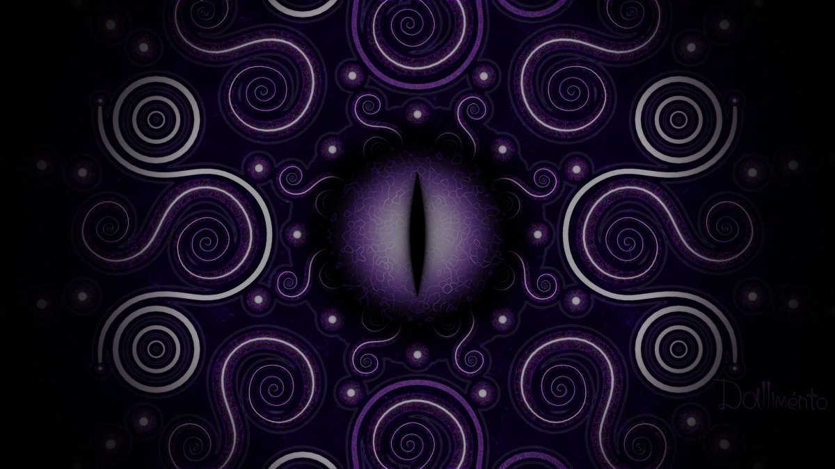 Фиолетовые узоры