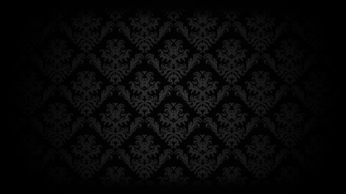 Черный фон с узорами