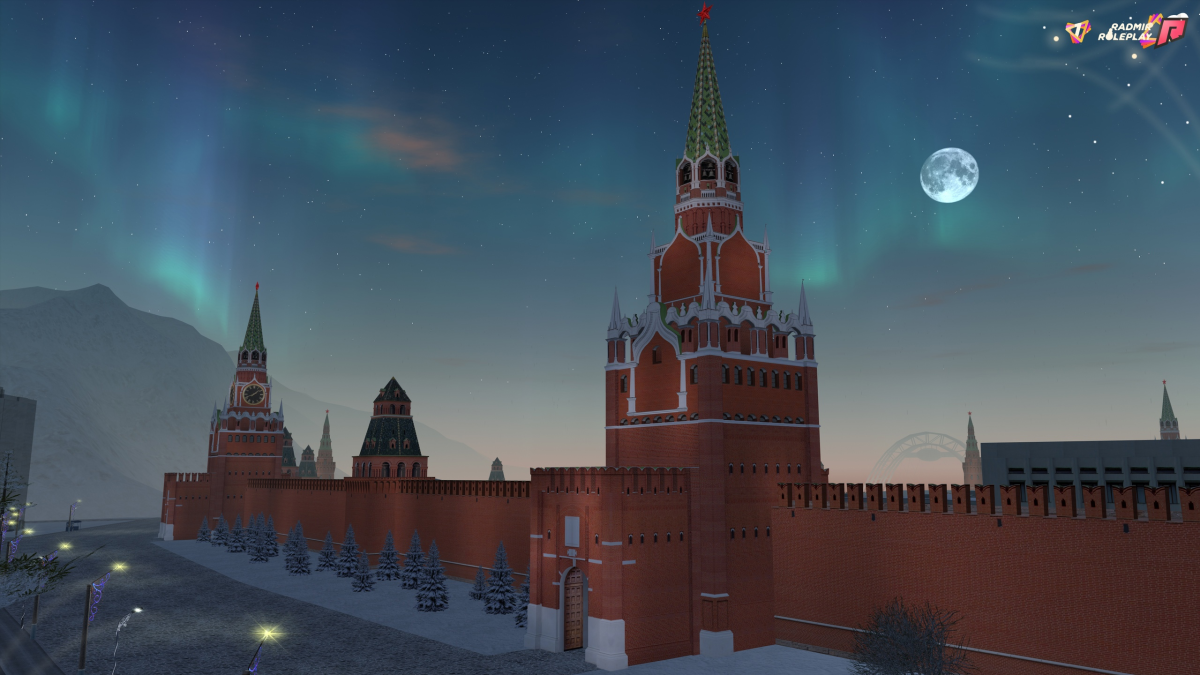 Красная площадь Спасская башня и собор Василия Блаженного