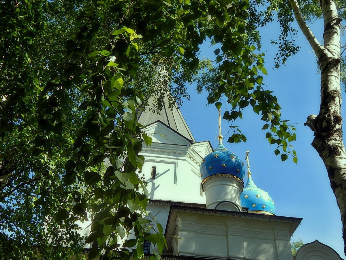 Церковь на березовой роще Новосибирск