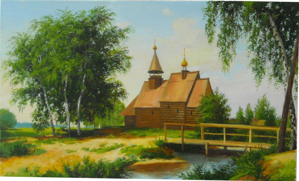 Художник Александр Болотов- летние пейзажи